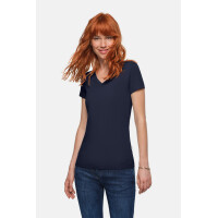 HAKRO Damen V-Shirt Stretch gallery