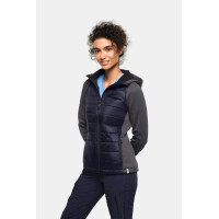 HAKRO Kapuzen-Hybridjacke Contrast Damen gallery