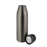 Metmaxx® Thermoflasche "Clickn Go" gunmetal gr