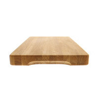Schneidebrett Eiche massiv mit Griffmulden 50 x 30 x 4 cm 4