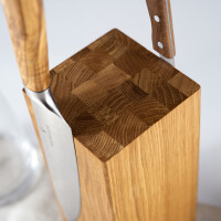 Magnet-Messerblock Eiche 22 x 10 x 10 cm 6