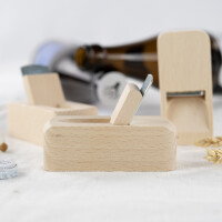 Flaschenöffner Hobel Buchenholz 8,5 gallery
