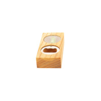 Wasserwaage mit Flaschenöffner aus Holz 10 x 4,5 x 2,2 