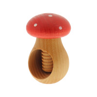 Nussknacker Fliegenpilz aus Buchenholz 10 cm 6