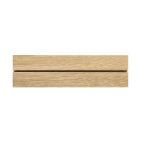 Eichenholz Tischaufsteller mit 3 mm Nut 21 × 6 cm 4