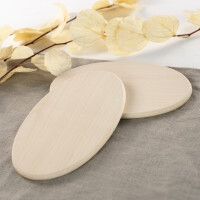 Untersetzer Buche oval 22 x 14 cm 6