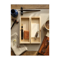 Stiftebox Kiefernholz Federmappe aufklap gallery