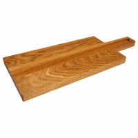 Eichenholz Schneidebrett mit Griff 48 x 20 x 2 cm