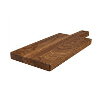 Eichenholz Schneidebrett mit Griff 48 x 20 x 2 cm 3