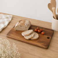 Schneidebrett Eiche mit Griffloch 45 x 24 x 2,2 cm 3