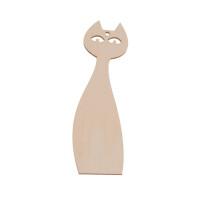 Lesezeichen Katze Birkensperrholz 15,5 cm