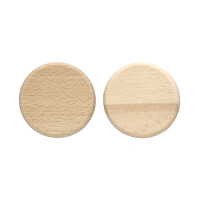 Flaschenöffner Magnet Buchenholz rund 6,5 cm 3