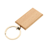 Schlüsselanhänger Buchenholz 5,5 x 3 cm 5