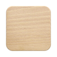 Untersetzer quadratisch Buchenholz 10 x 10 x 0,8 cm 6