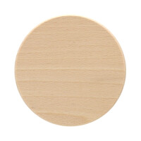 Untersetzer Buchenholz Ø 10 x 0,8 cm für Gl&auml