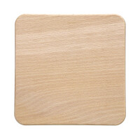 Topfuntersetzer Buchenholz Frühstücksbrett 14 x 14