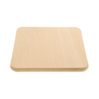 Topfuntersetzer Buchenholz Frühstücksbrett 14 x 14