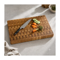 Stirnholz-Hackblock Eiche Mosaik 60 x 40 x 4 cm 6