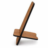 Smartphone-Ständer Eiche eckig 13,5 cm 3
