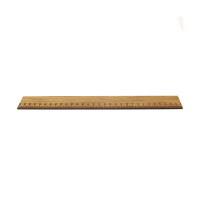 Lineal Eichenholz 30 cm mit eingravierter Millimeterskala 6