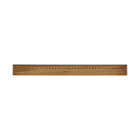 Lineal Eichenholz 40 cm mit eingravierter Millimeterskala 5